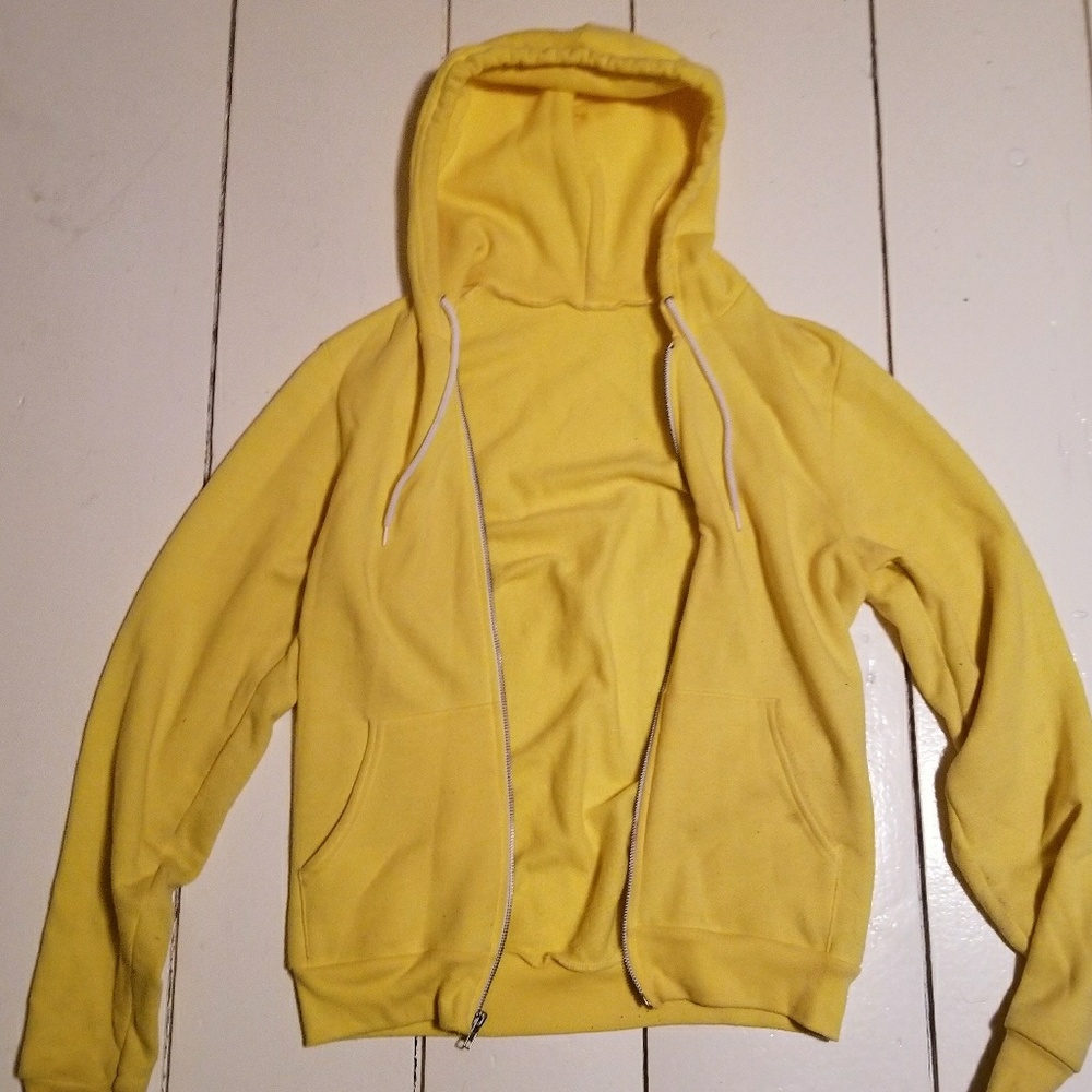 Yellow American apparel hoodie